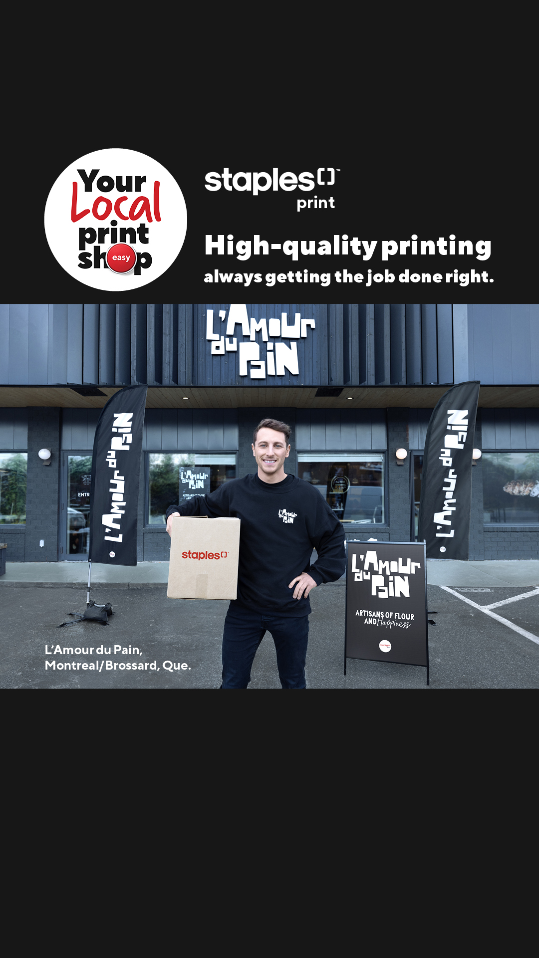 Staples Canada Facebook ad