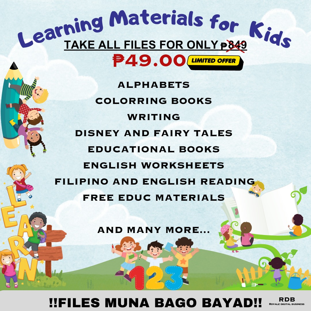 Royale E-Learning for kids Facebook ad: FILES MUNA BAGO BAYAD