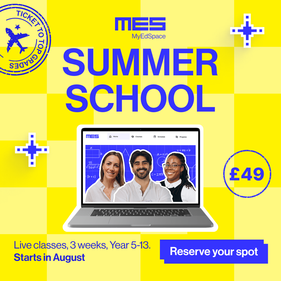 MyEdSpace Facebook ad: Join MyEdSpace Summer School