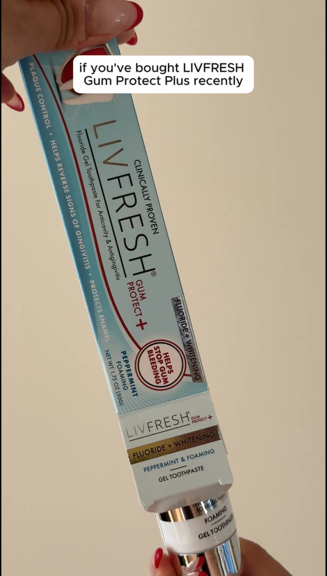 LIVFRESH Facebook ad: Buy 2 Tubes & Get 1 FREE
