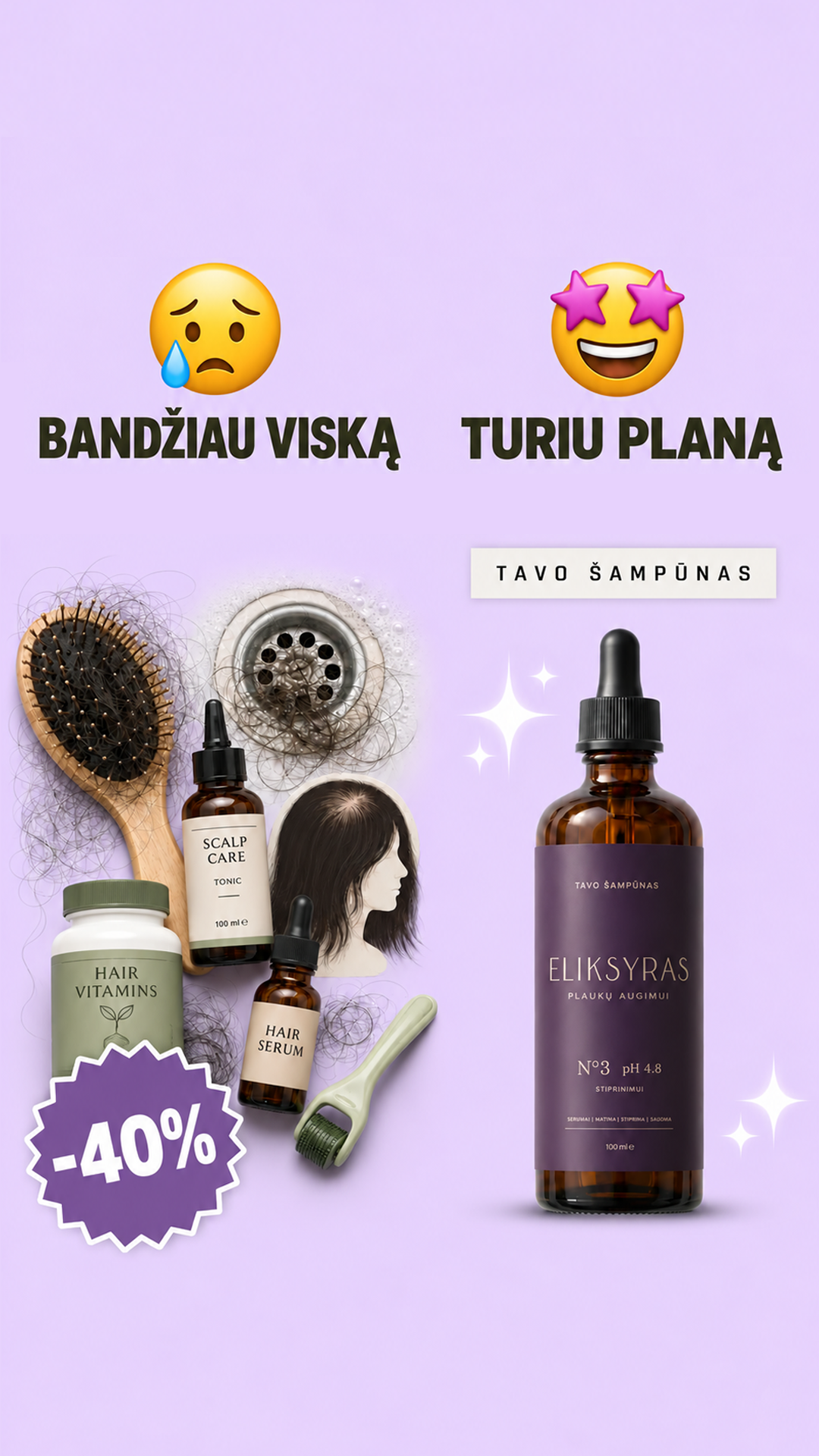 Tavo Šampūnas Facebook ad