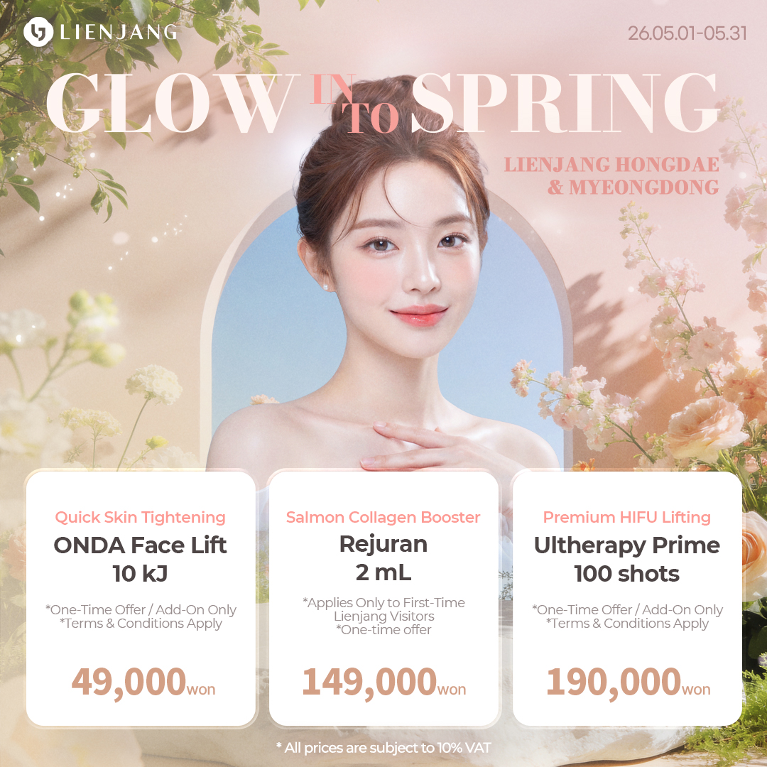 Lienjang Plastic Surgery - English Facebook ad: Experience trending Korean beauty treatments at Lienjang