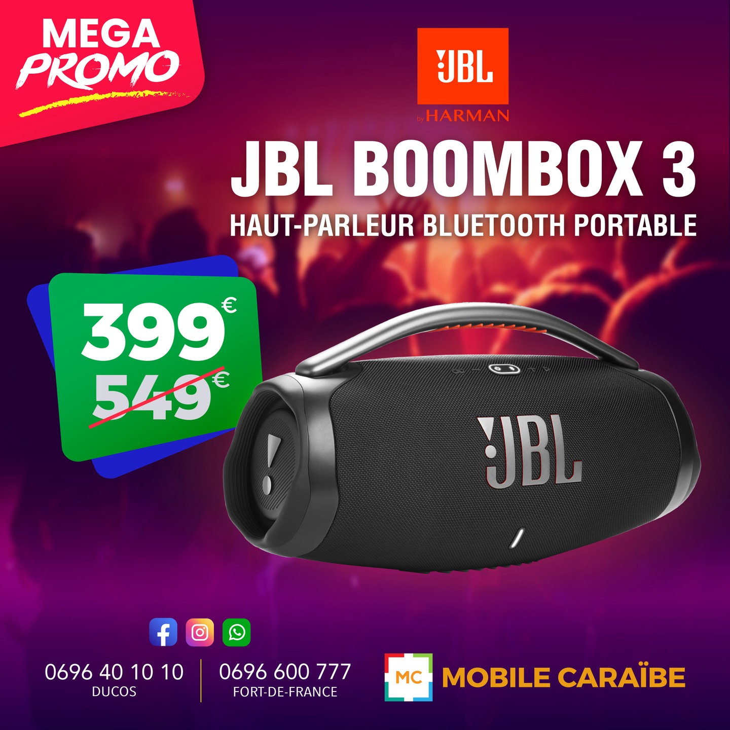 mobilecaraibe Facebook ad