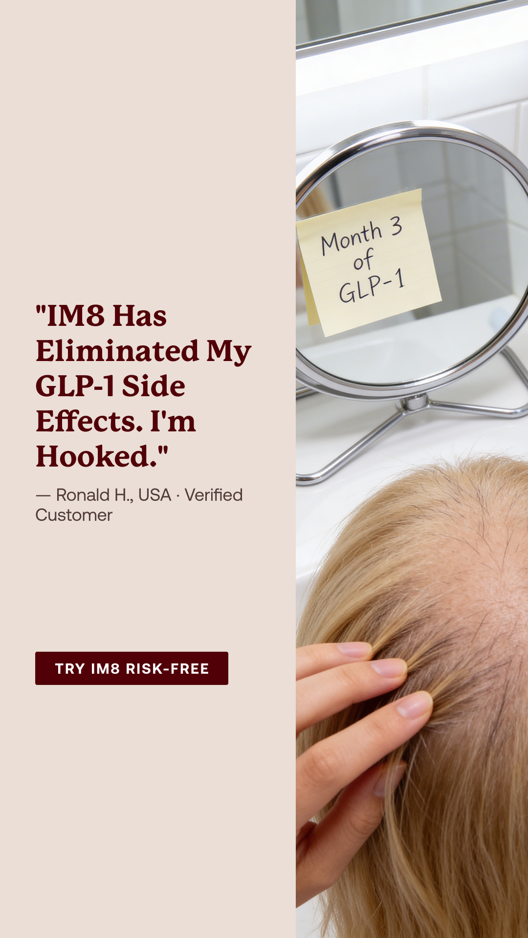 IM8 Health Global Facebook ad