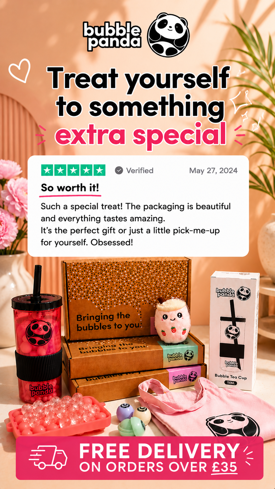 Bubble Panda Facebook ad
