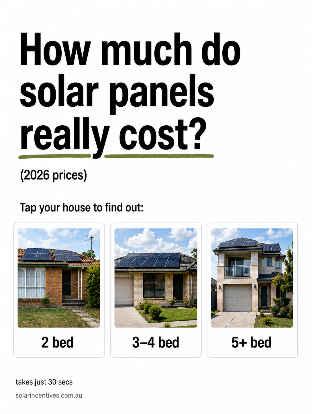Solar Incentives - Victoria Facebook ad