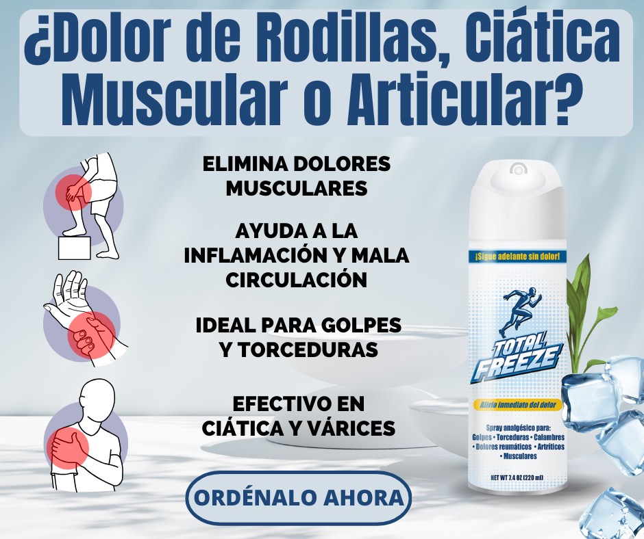 Total Freeze Ags Facebook ad: ¡Paga al recibir! Envío GRATIS