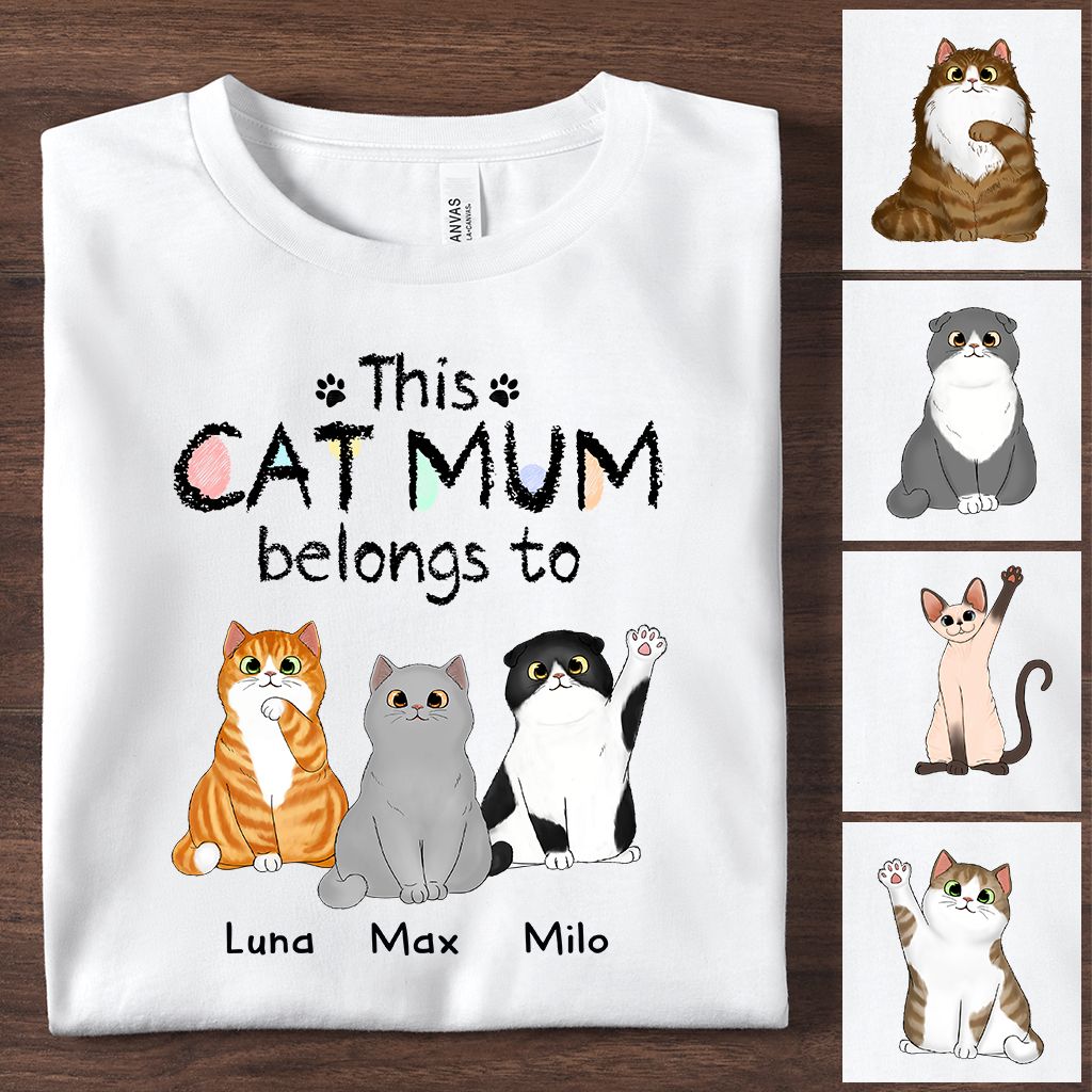 Custom Chic - Unique Gifts UK Facebook ad: This Cat Mum Belongs To