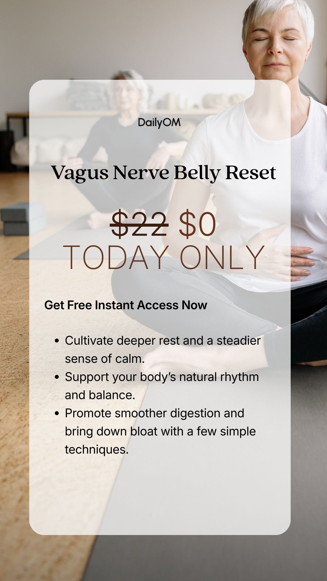 DailyOM Facebook ad