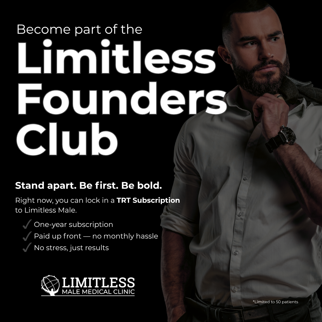 Limitless Male Medical Clinic Facebook ad: #1 TRT Clinic In Midwest