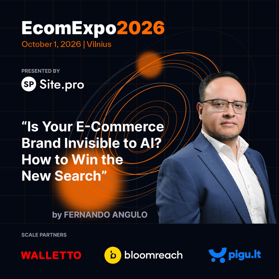 Ecomexpo Facebook ad: The Future of Baltic E-Commerce Unfolds on Oct 1st