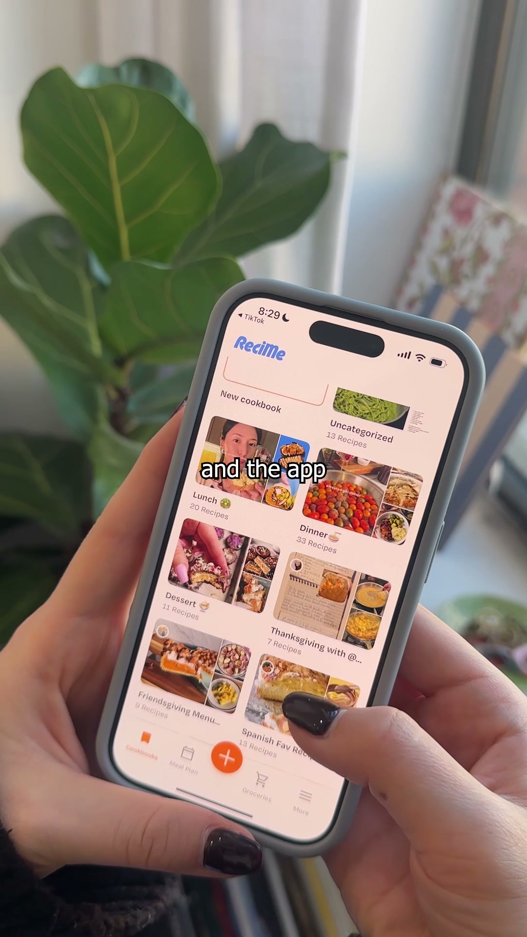 ReciMe Facebook ad: Want to plan, shop & cook faster?