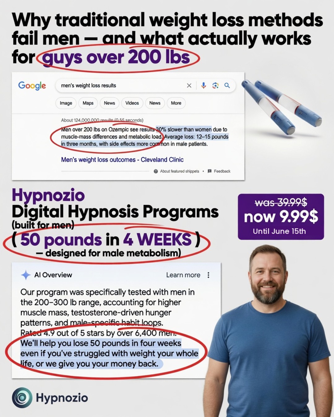 Paul from Hypnozio Facebook ad