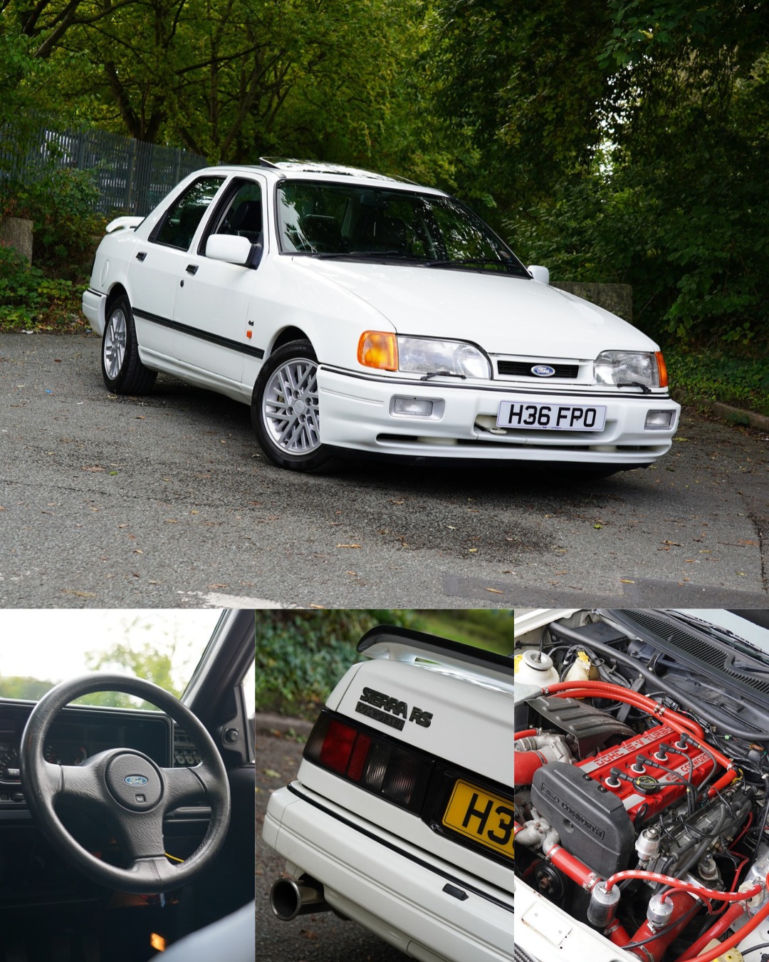Redline Competitions Facebook ad: 8P TO WIN THIS SAPPHIRE RS COSWORTH