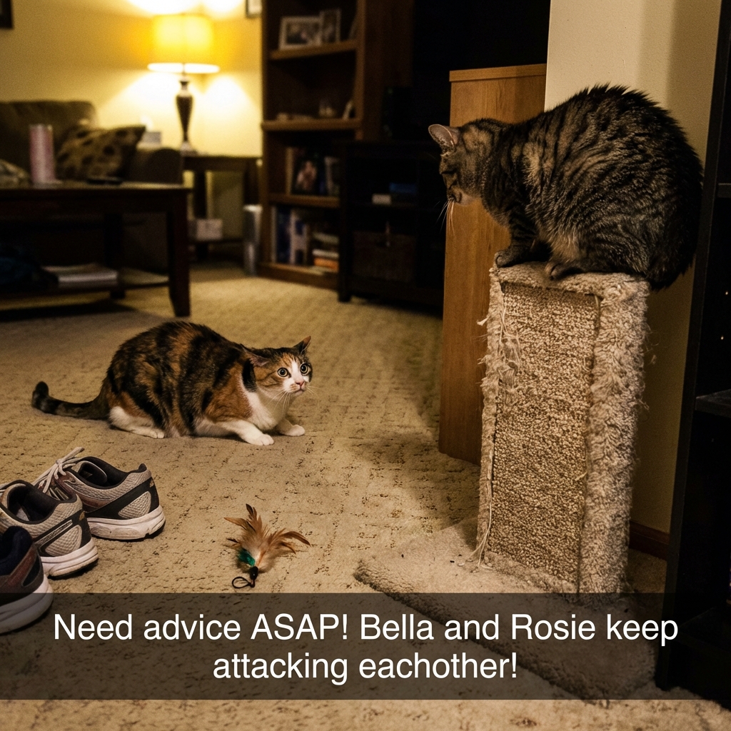 Anne's Cat Diary Facebook ad: Cats Keep Fighting? Read this NOW