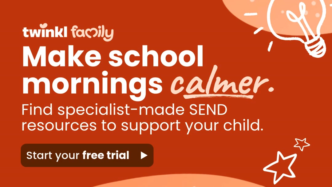 Twinkl Family Facebook ad: Free trial
