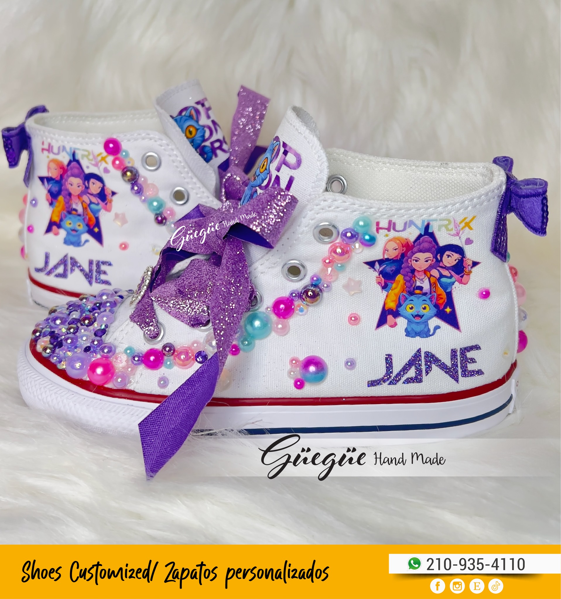Nino Chiong Facebook ad: Huntrix 2- Demon Hunter Custom Shoes Handmade | Zapatos…