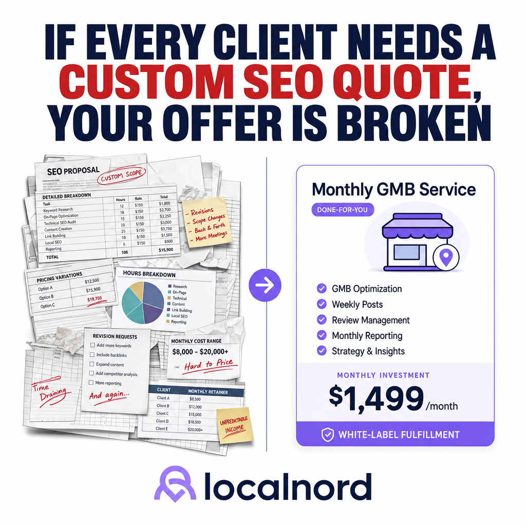 Robin - Expert Google My Business Facebook ad: Stop writing custom SEO quotes