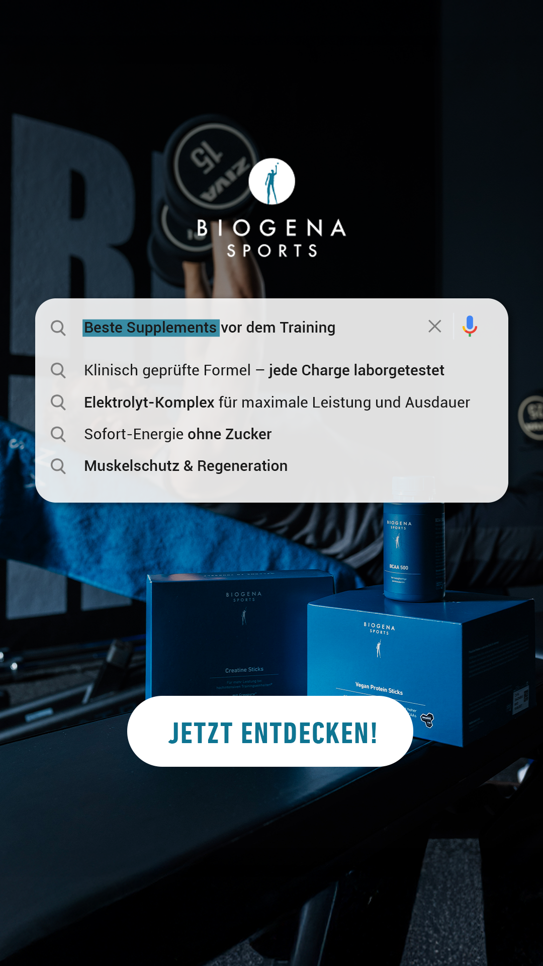 Biogena Sports Facebook ad