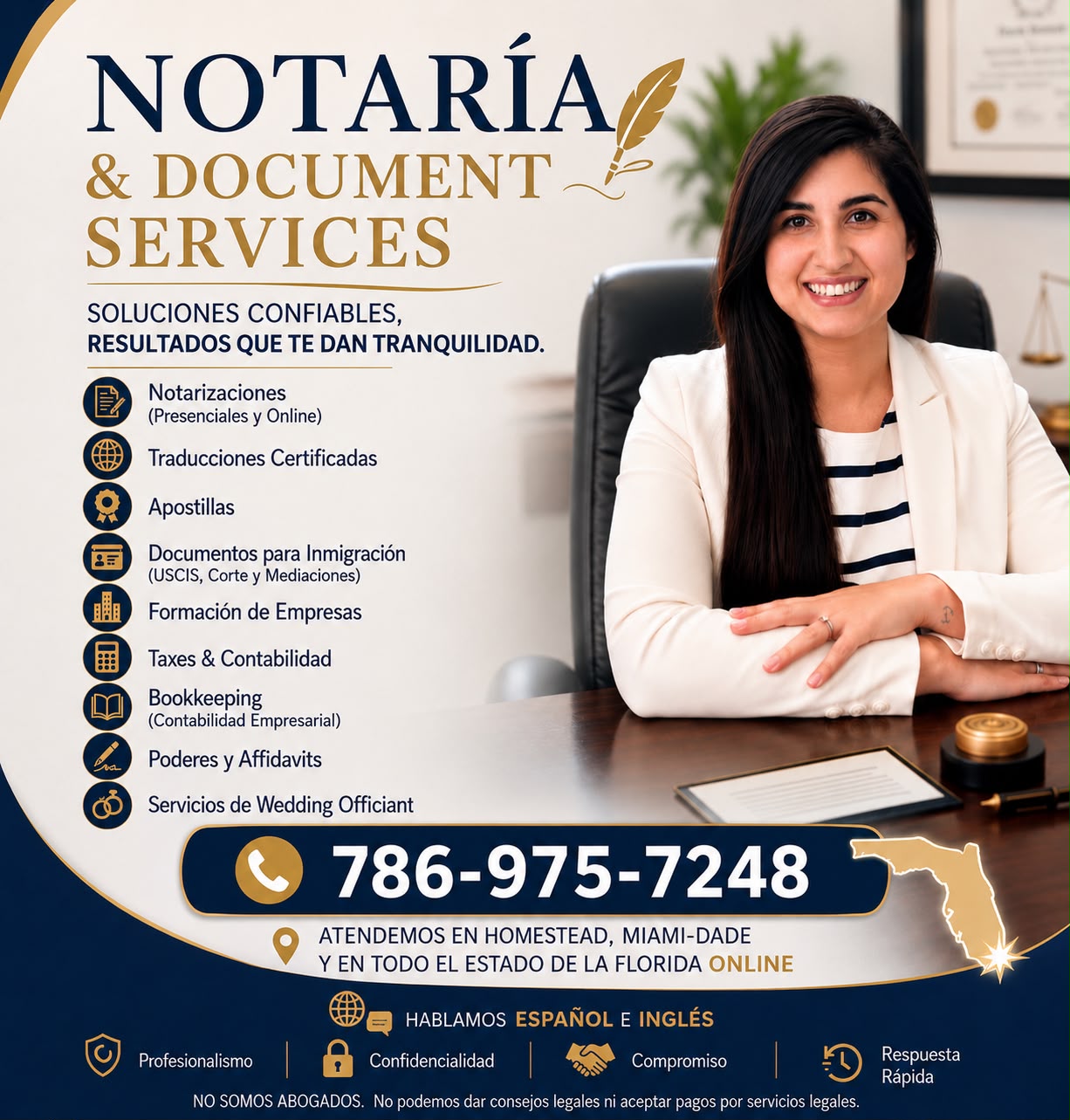 Notaria & Asesoria Facebook ad