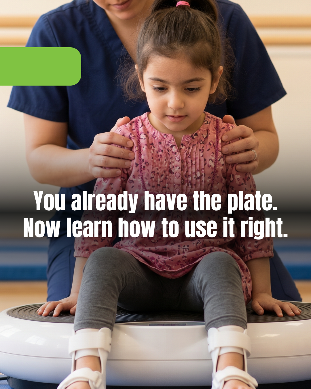 WeFlow Fascia Therapy Facebook ad: You already have the plate. Now learn how to use it right.