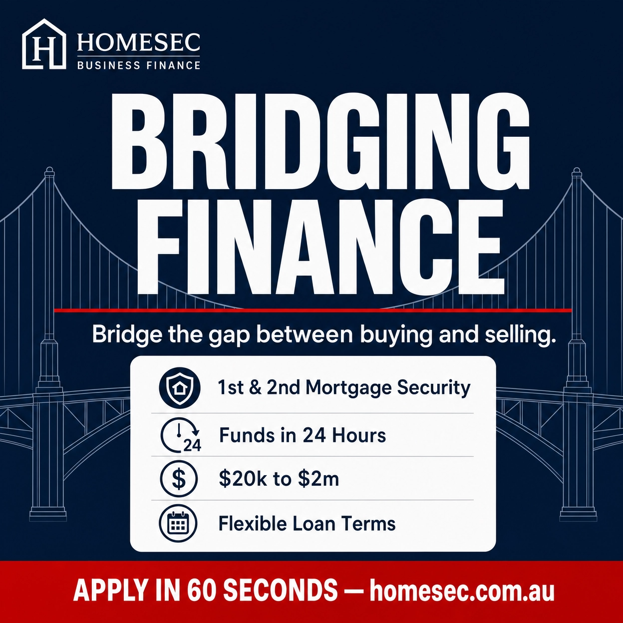 Homesec Business Finance Facebook ad