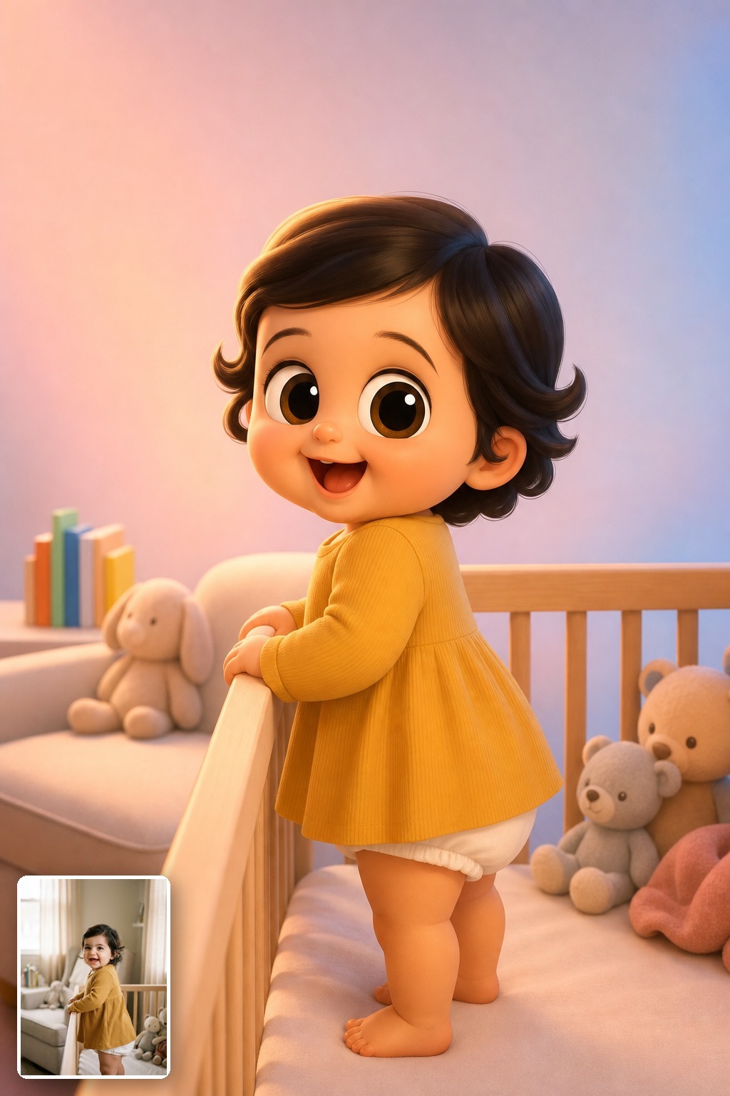 Kiddify Al: Magic Baby Photos Facebook ad: Every month, a keepsake