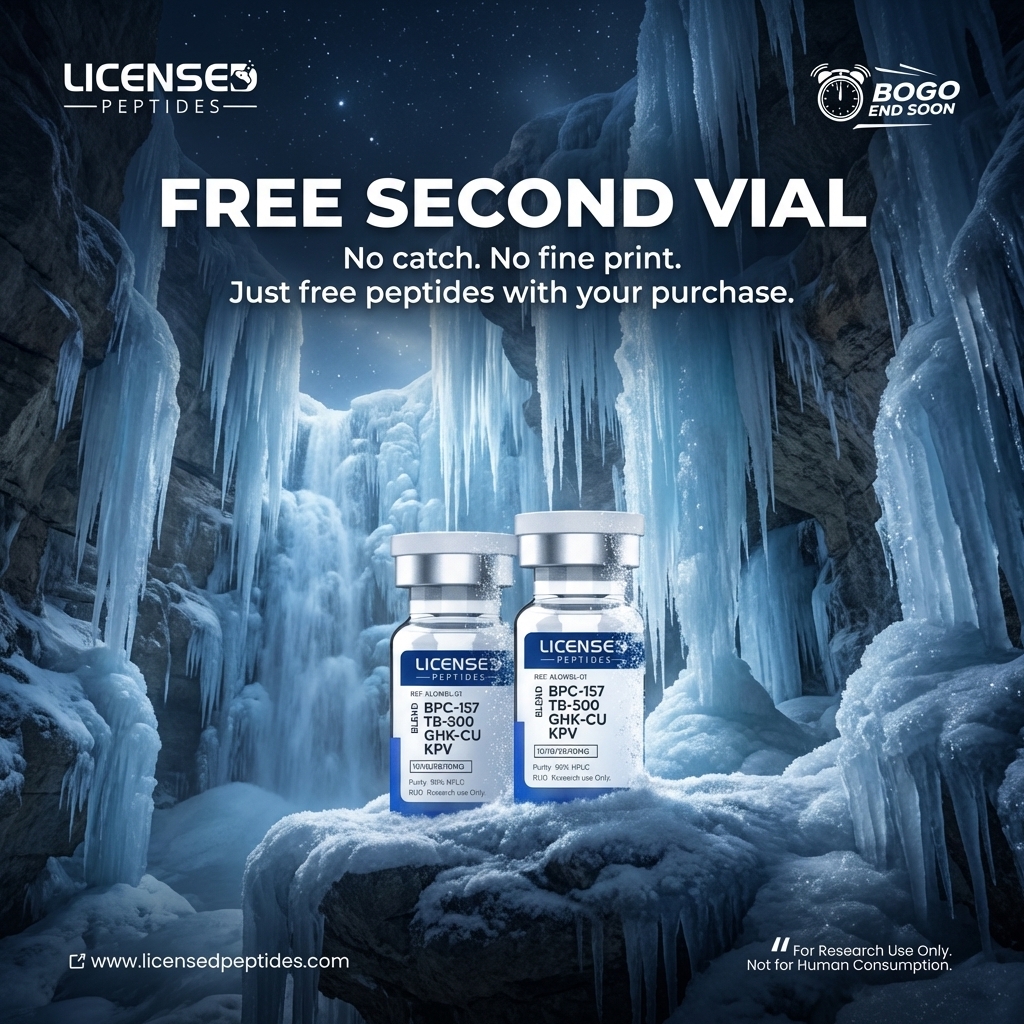 LicensedPeptides Facebook ad