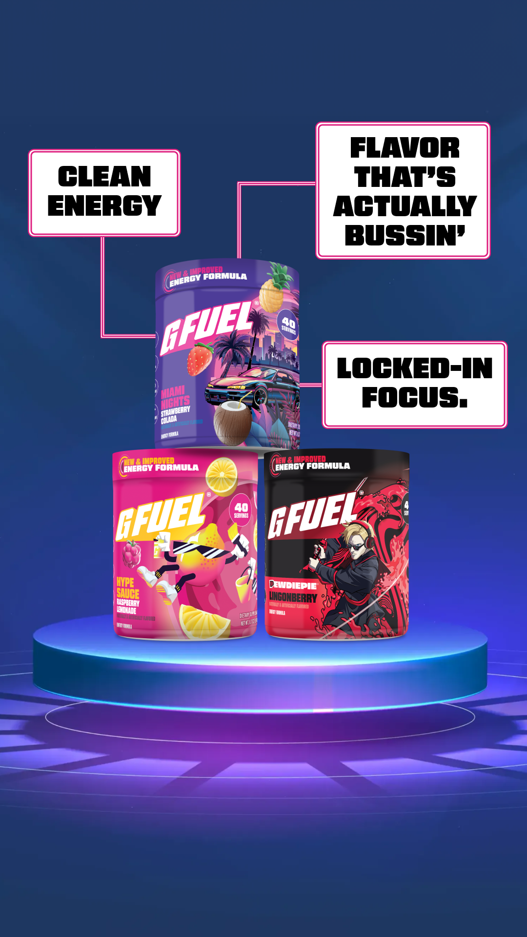 G FUEL Facebook ad