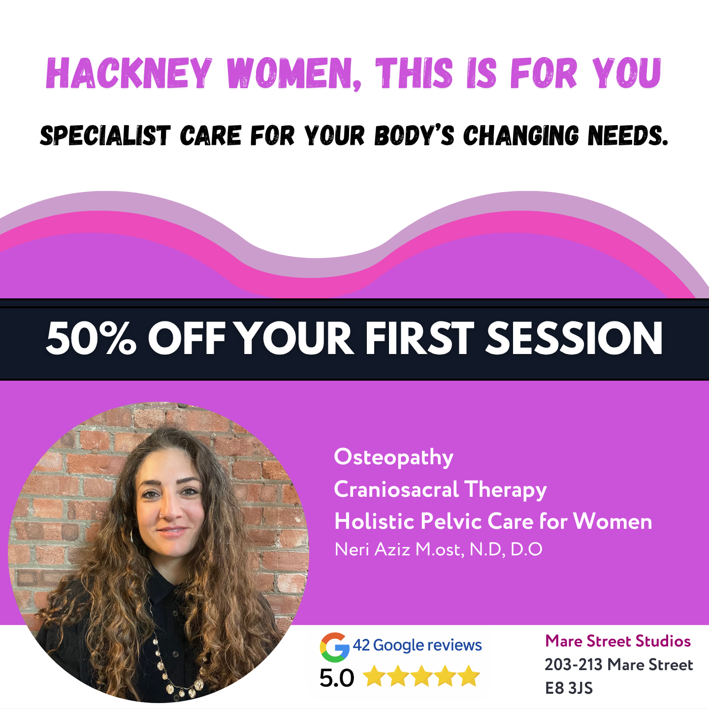 Neri The Osteopath Facebook ad