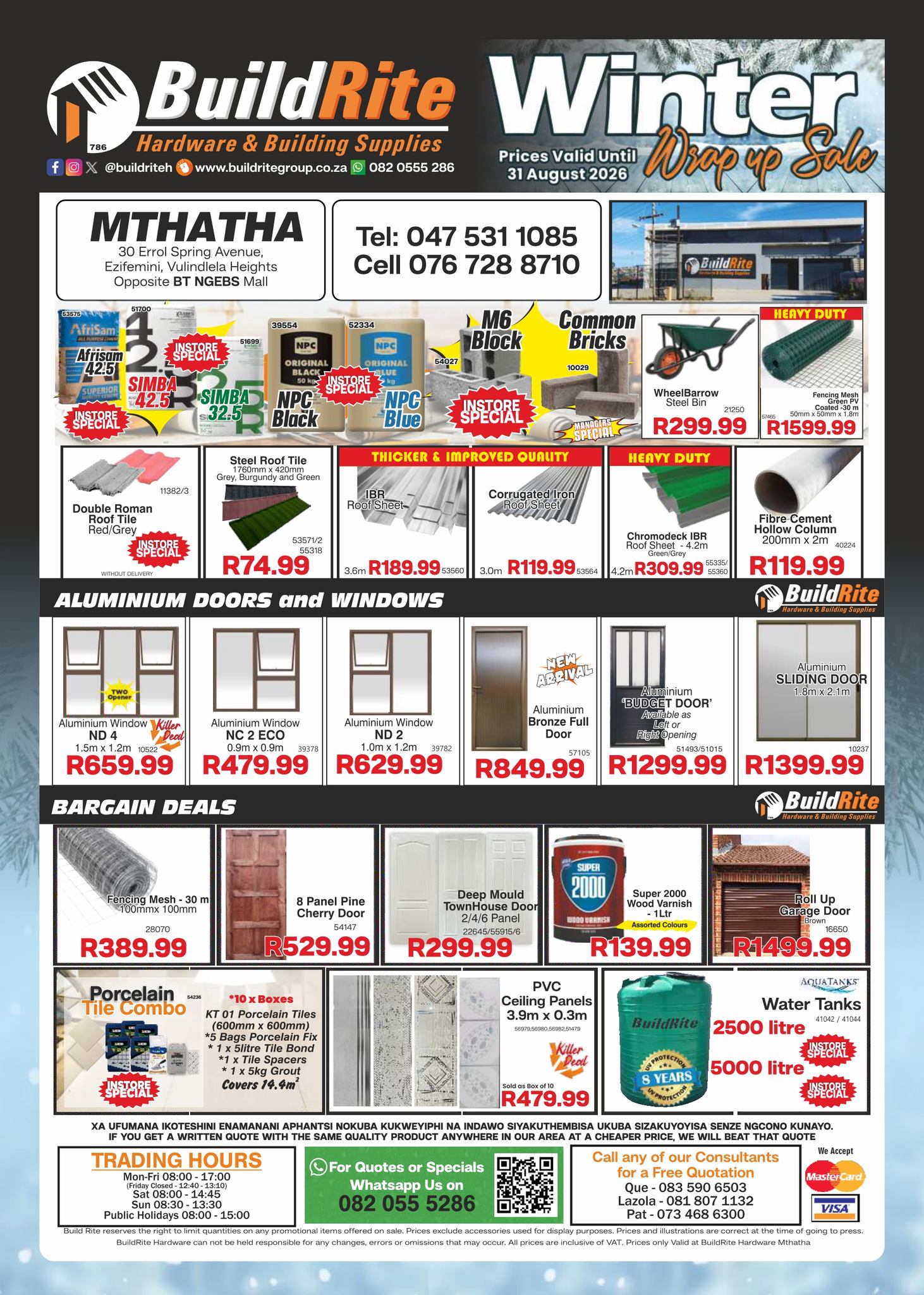 Build Rite Hardware Facebook ad