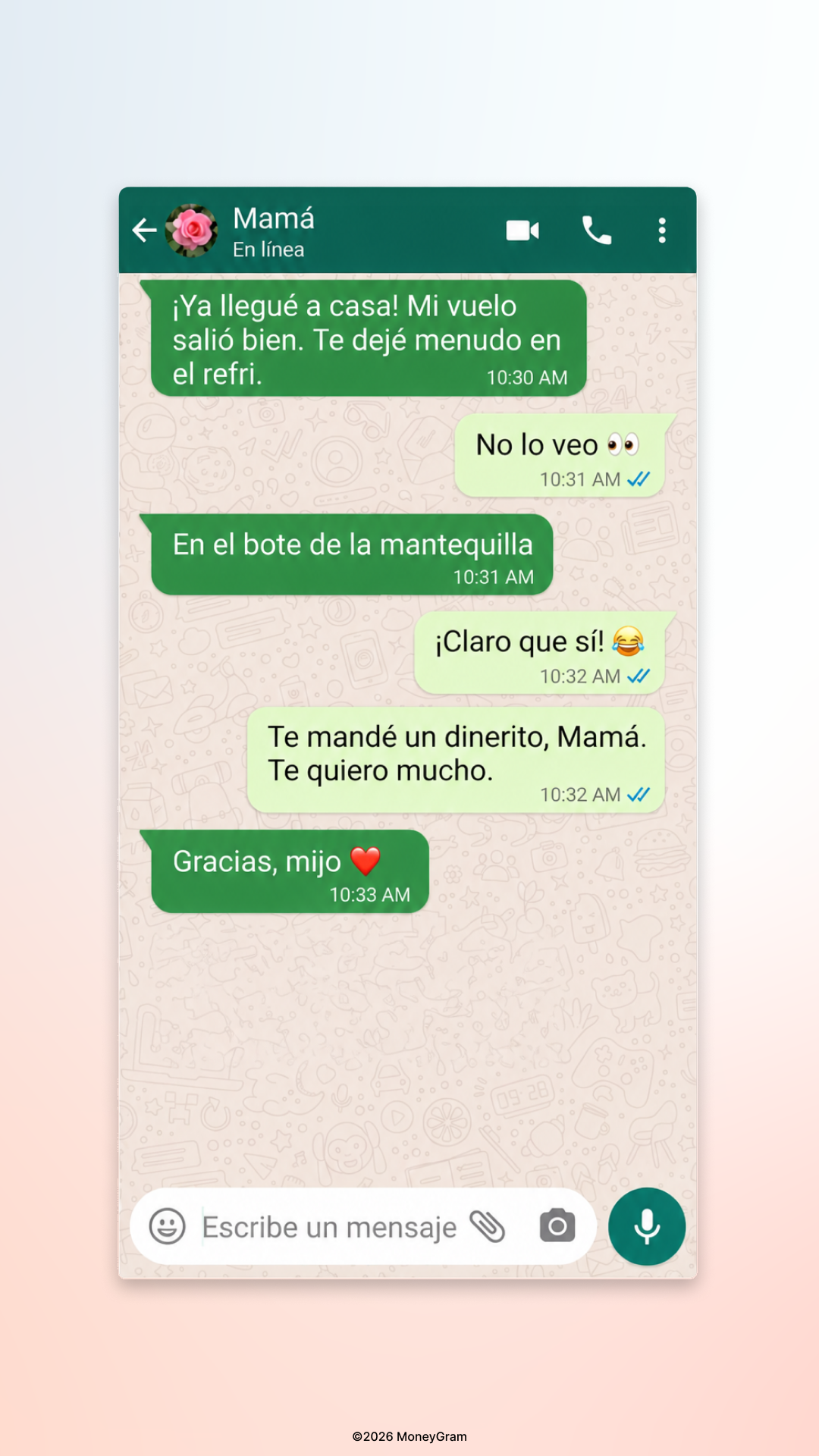 MoneyGram Facebook ad