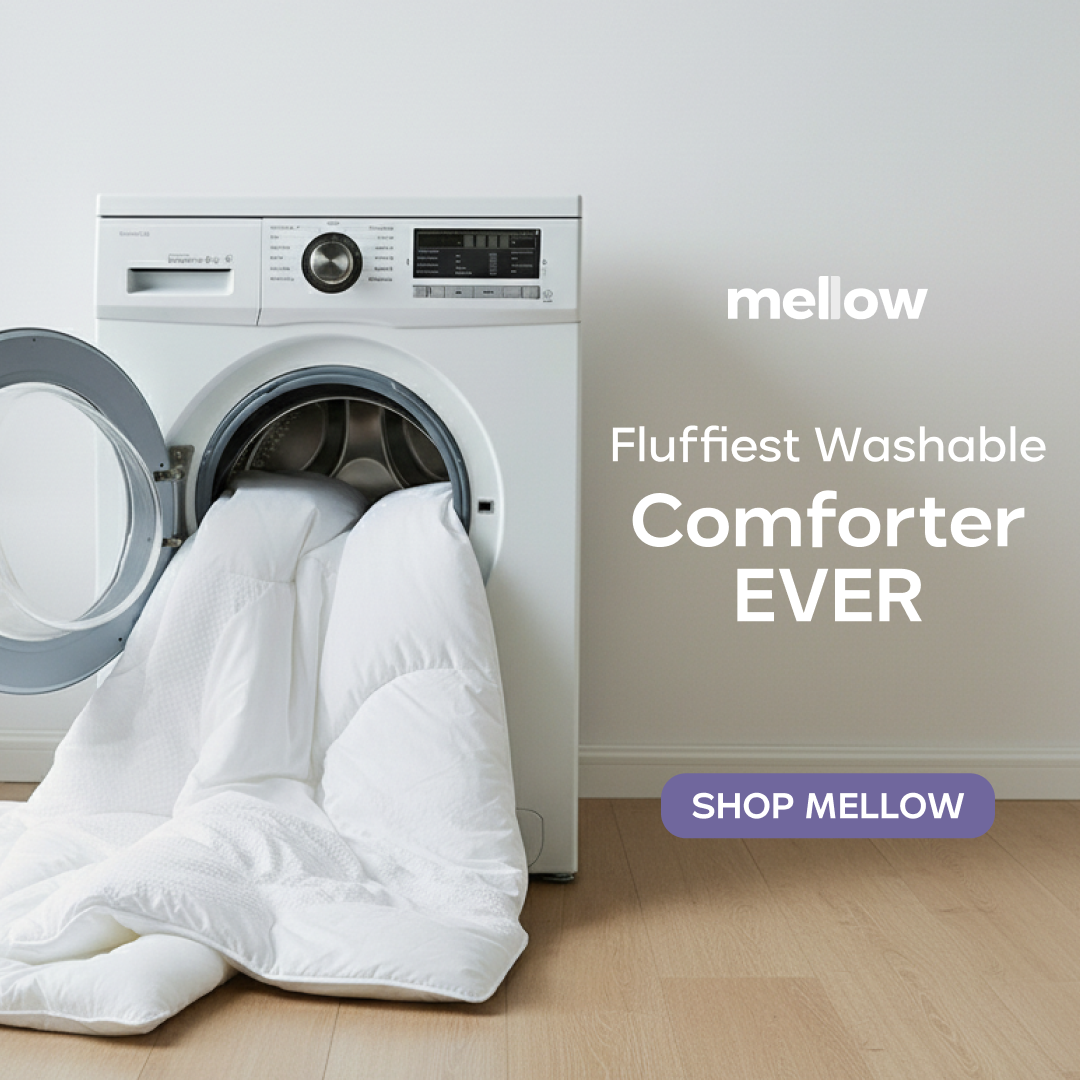 Mellow Bedding Collection Facebook ad from Feb 17, 2026