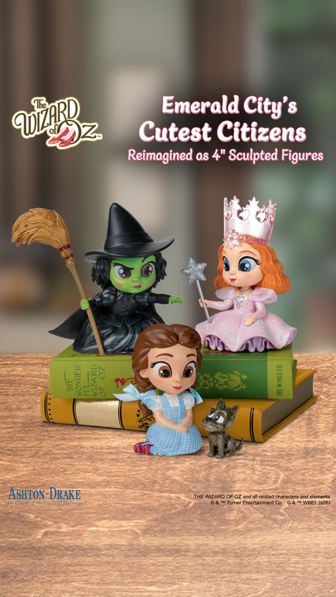 The Ashton-Drake Galleries Facebook ad: Wonderful OZ Figure Collection