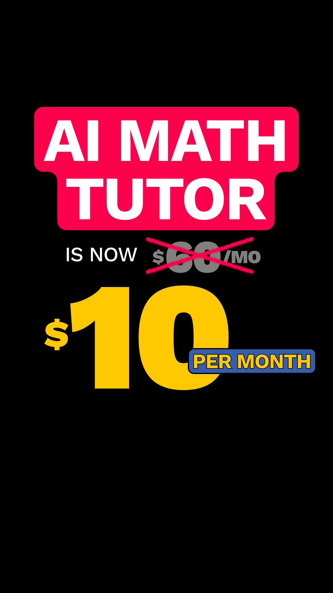 Synthesis Facebook ad: Make math a win, not a worry.