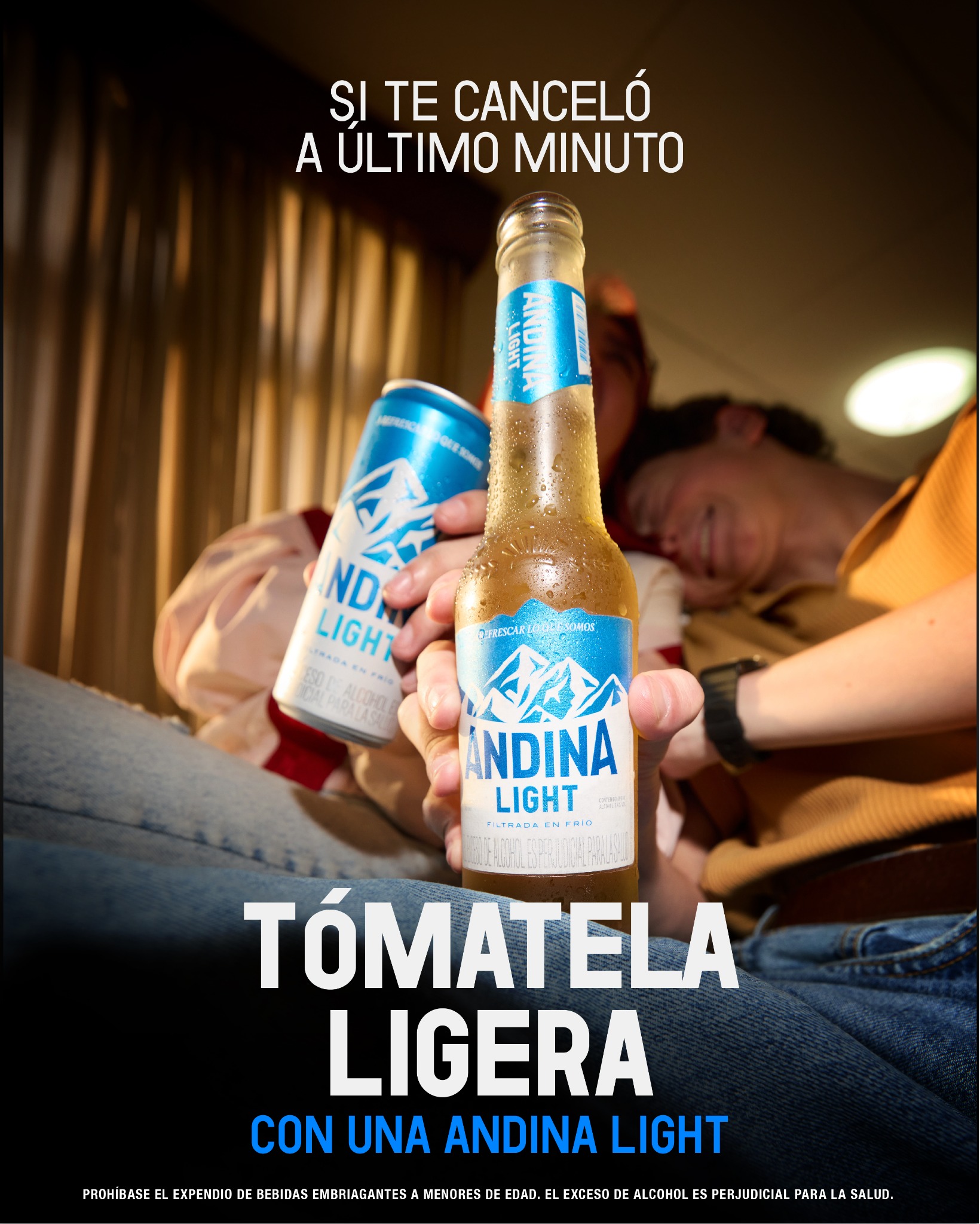 Cerveza Andina Colombia Facebook ad: Tómatela ligera