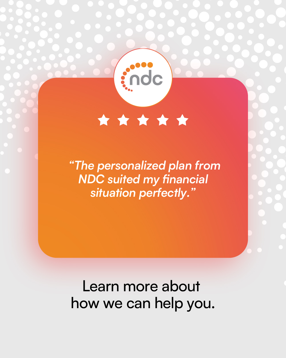National Debt Counsellors Facebook ad