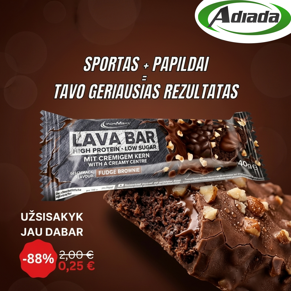 Papildai sportui Adiada Facebook ad
