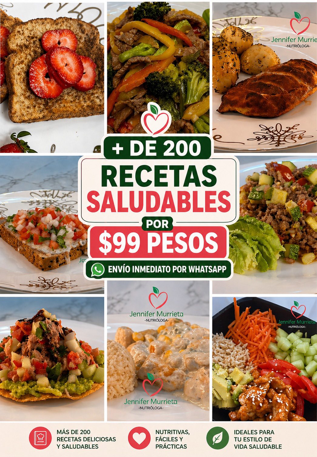 Nutrióloga Jennifer Murrieta Facebook ad