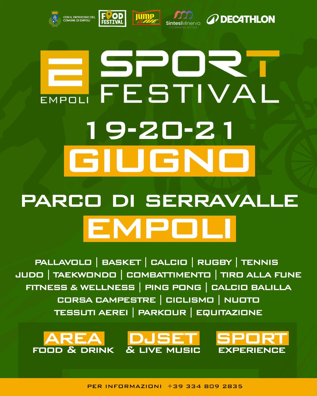 Empoli Sport Festival Facebook ad: EMPOLI SPORT FESTIVAL | 19 - 20 - 21 GIUGNO