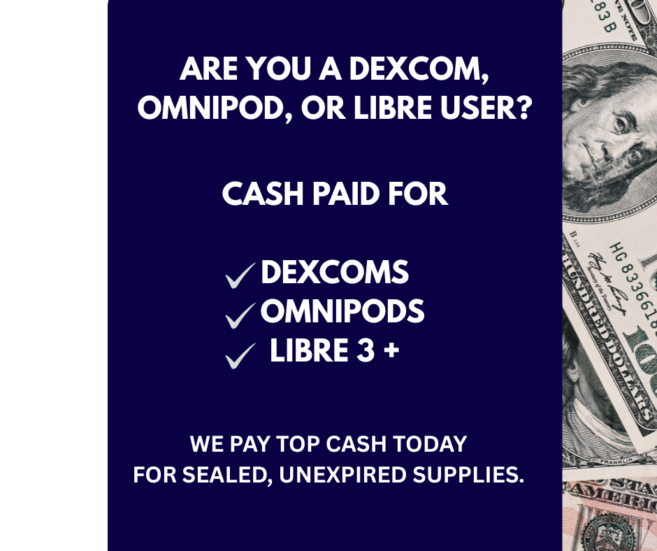 Strip Depot - Cash For Diabetic Supplies Facebook ad: Turn Supplies Into Cash Before They Expire!