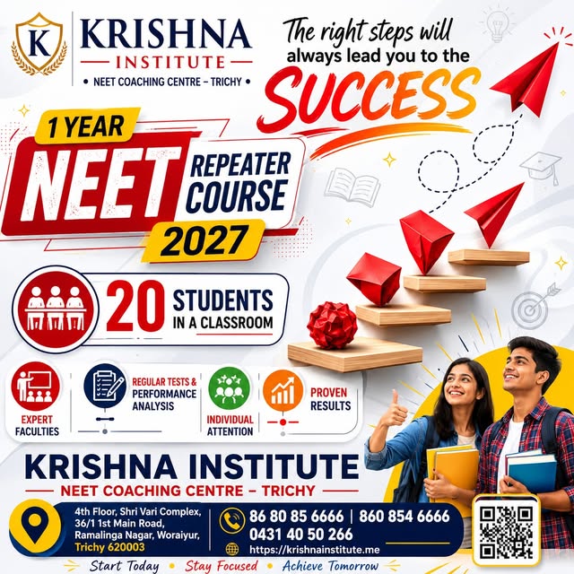 Krishna institute NEET Coaching Centre Facebook ad