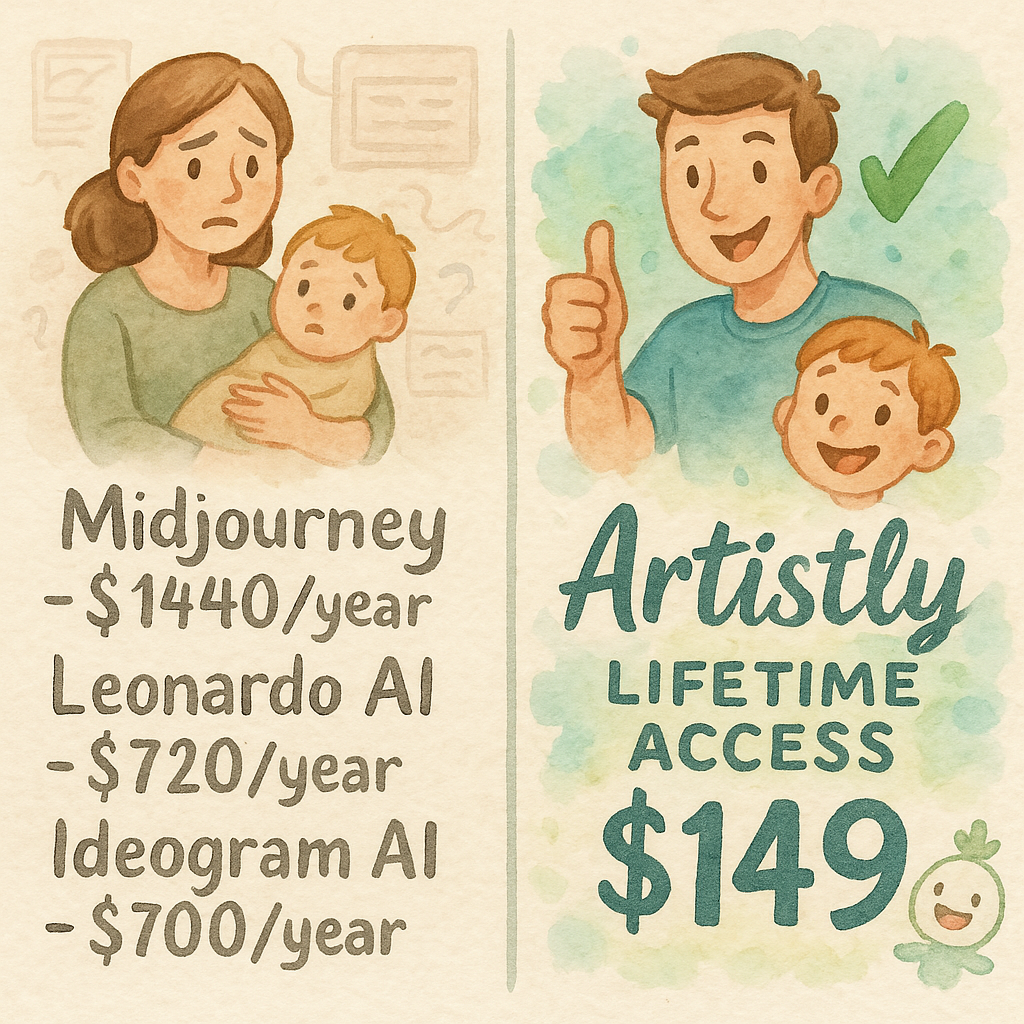 Artistly.ai Facebook ad