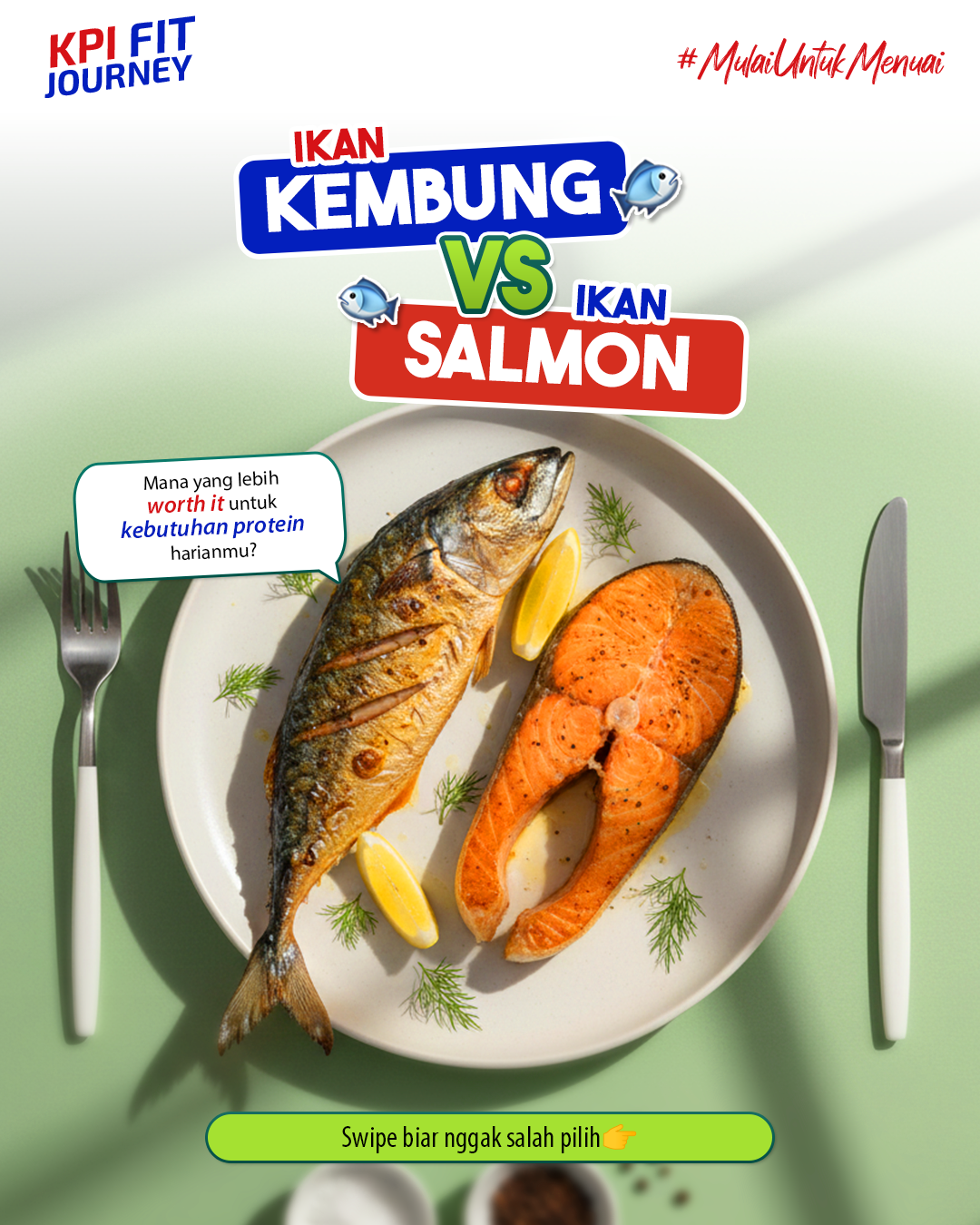 KPI Fit Journey Facebook ad: Stop mikir sehat itu mahal