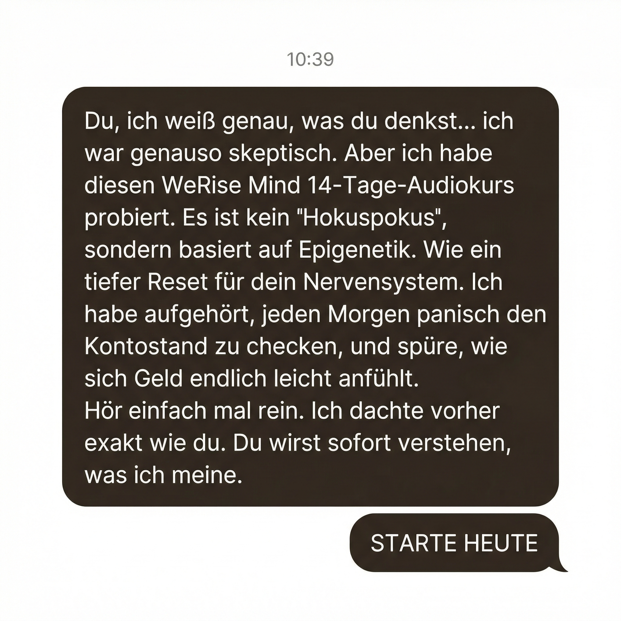 WeRise Facebook ad