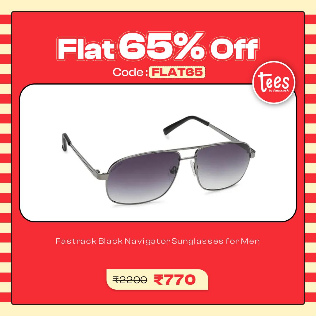 Fastrack Eyewear Facebook ad: 65% off on Tees By Fastrack Sunglasses