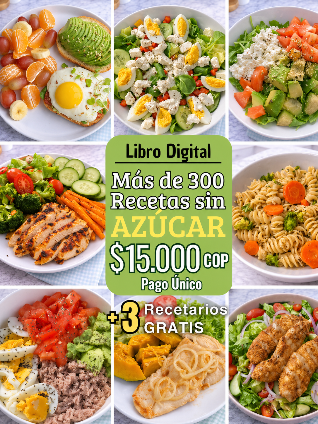 Vida Práctica Facebook ad: 300 Recetas Por $15.000