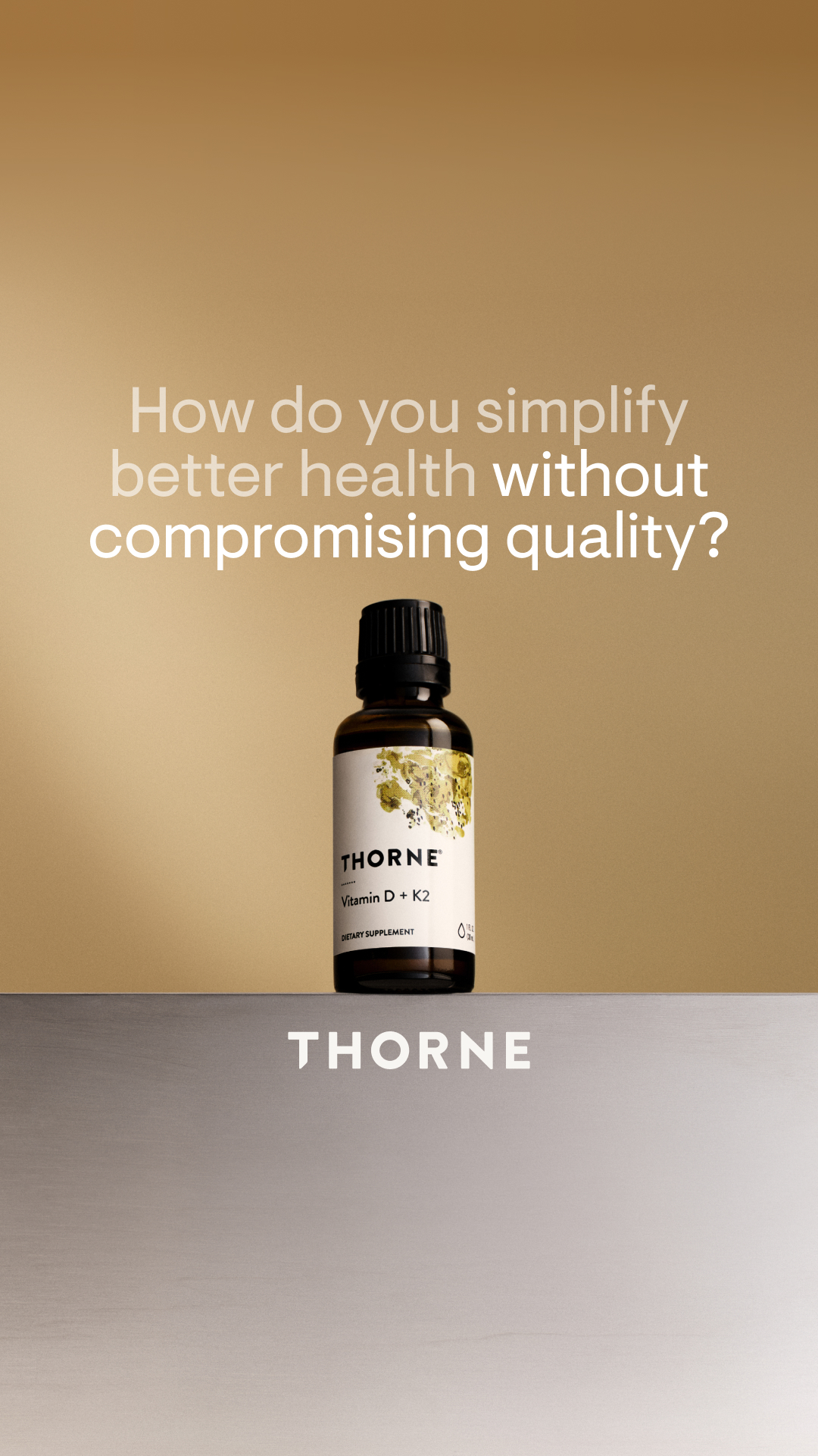 Thorne Facebook ad