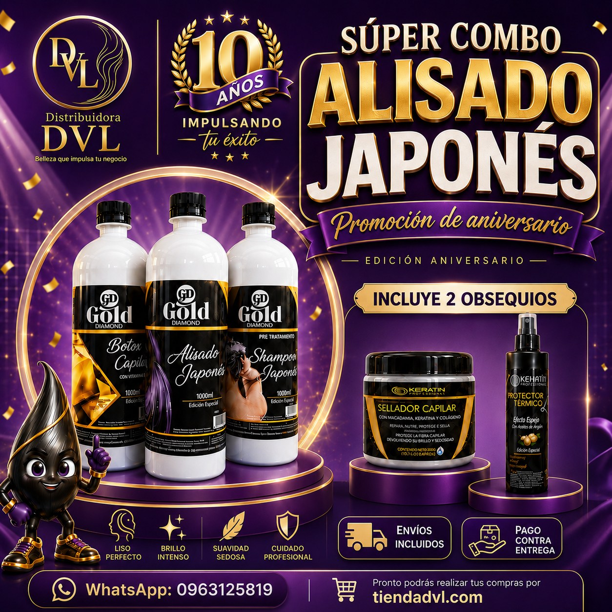 Distribuidora Del Valle Liss Facebook ad: PROMOCIONES DE ANIVERSARIO DVL