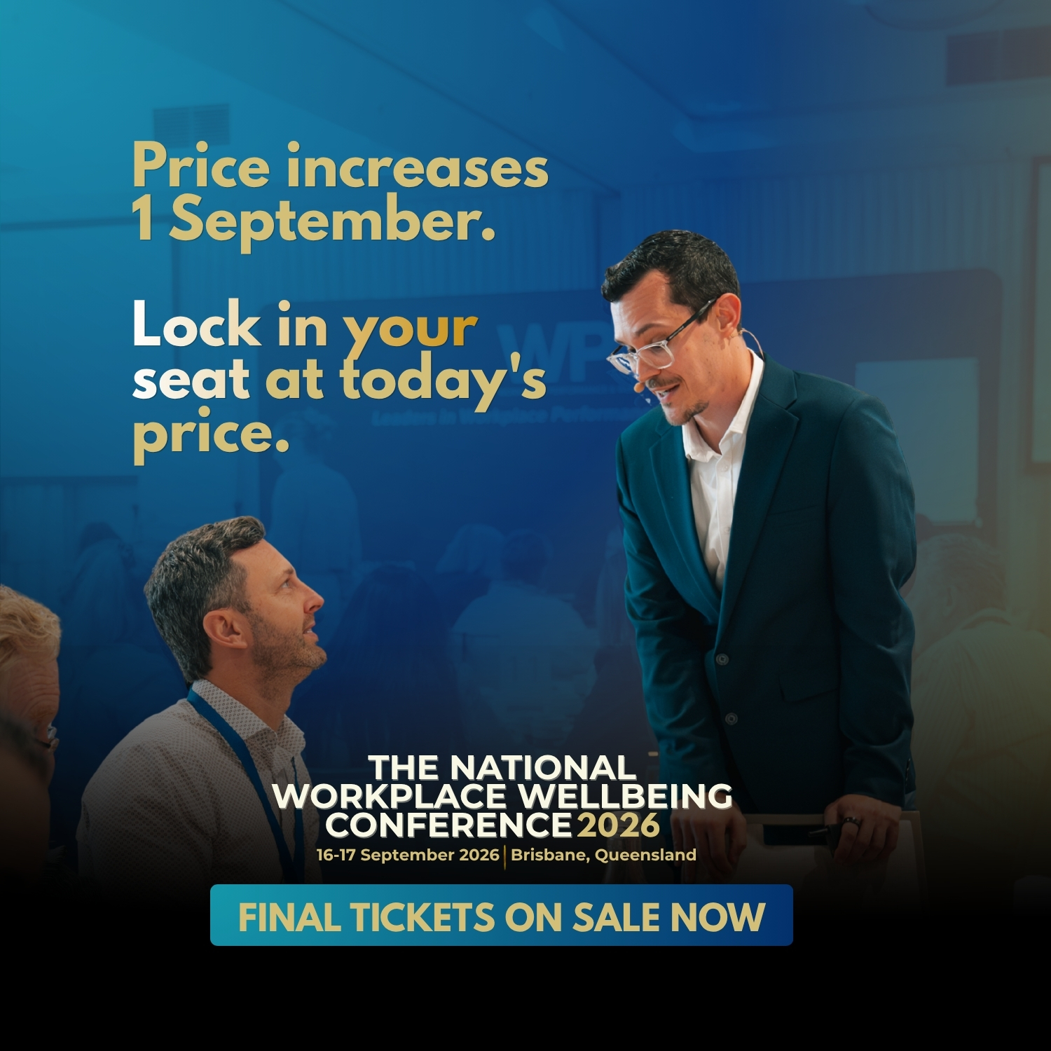 Workplace Performance and Wellbeing Institute Facebook ad from Jul 30, 2026